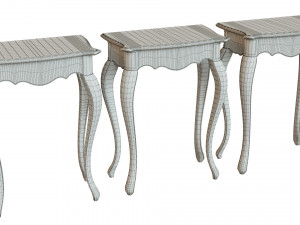 classic side table 600 3Dモデル