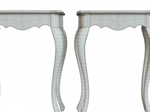 classic side table 600 3Dモデル