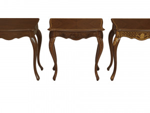 classic side table 700 3D मॉडल