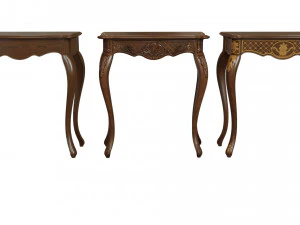 classic side table 700 3D Model