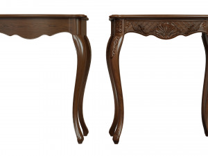 classic side table 700 3D मॉडल