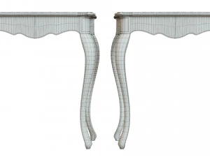 classic side table 700 3D Model