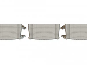 classic side table 700 3D Model