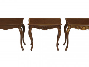 classic side table 800 3D 모델