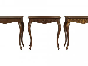 classic side table 800 3D Model