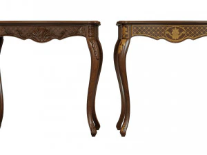 classic side table 800 3D Model