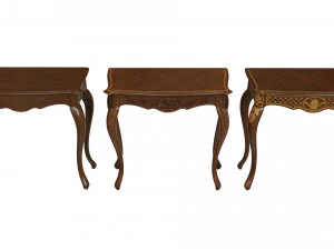 classic side table 800 3D Model