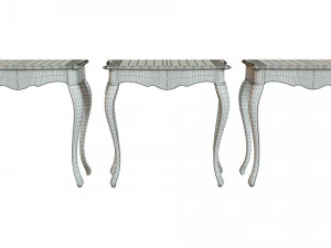 classic side table 800 3D Model