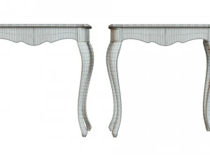 classic side table 800 3D Model