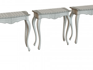 classic side table 800 3Dモデル