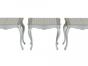 classic side table 800 3D Model