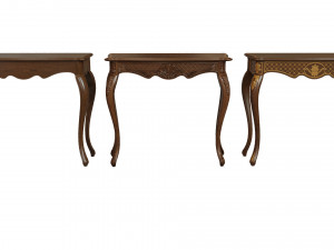 classic side table 900 Model 3D
