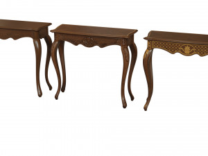 classic side table 900 3D 模型