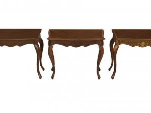 classic side table 900 3D 模型