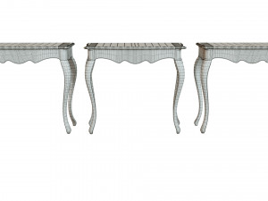 classic side table 900 3D 模型