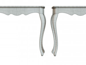 classic side table 900 3D 模型