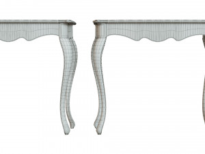 classic side table 900 3D 模型