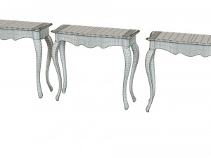 classic side table 900 3D 模型