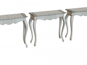 classic side table 900 3D 模型