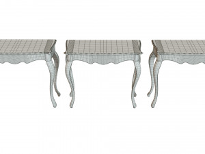 classic side table 900 3D 模型