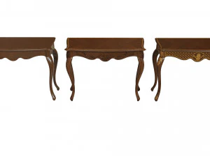 meja samping klasik 1000 Model 3D