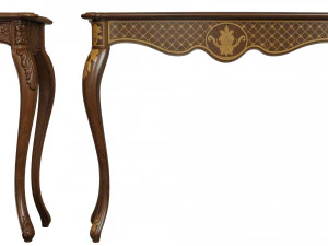 classic side table 1000 3D Model