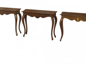 classic side table 1000 3D Model