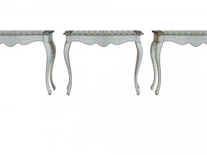 classic side table 1000 3D Model