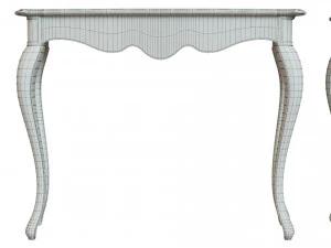 classic side table 1000 3D Model