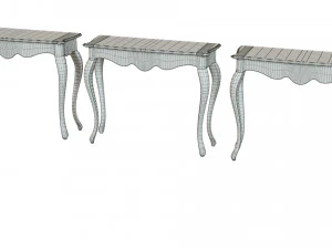 classic side table 1000 3D Model