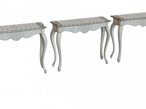 classic side table 1000 3D Modell