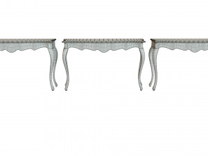 classic side table 1200 Modello 3D