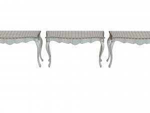 classic side table 1200 Modello 3D