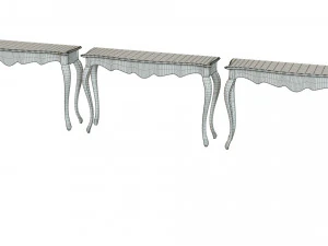 classic side table 1200 3D Model
