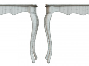 classic side table 1200 Modello 3D