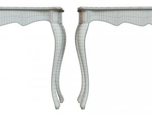 classic side table 1200 3D Model