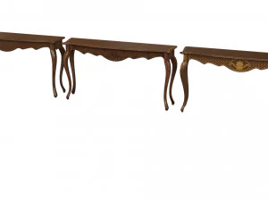 classic side table 1500 3D Model