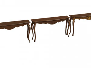 classic side table 1500 3D Model