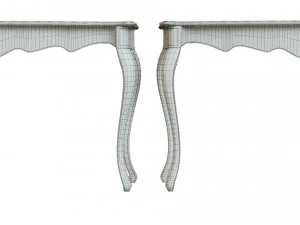 classic side table 1500 3D Model