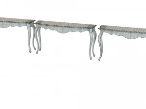 classic side table 1500 3D Model