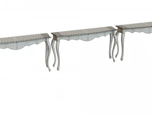 classic side table 1500 3D Model