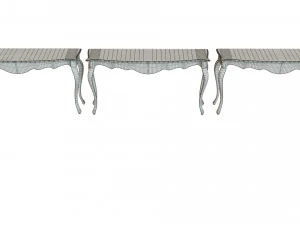 classic side table 1500 3D Model