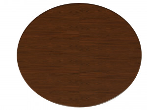 classic wood table 1200 Model 3D