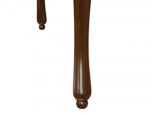 classic wood table 1200 Model 3D
