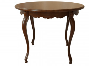classic wood table 1200 Model 3D