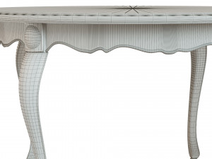 classic wood table 1200 Model 3D