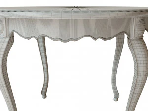 classic wood table 1200 3D Model