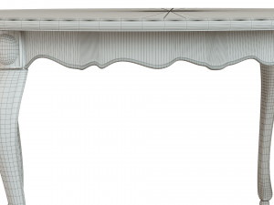 classic wood table 1500 3D Model