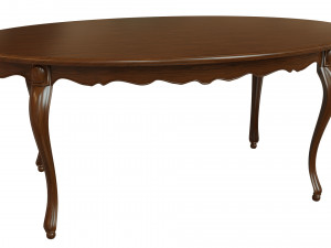 classic wood table 1800 Model 3D