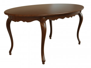 classic wood table 1800 Modelo 3D